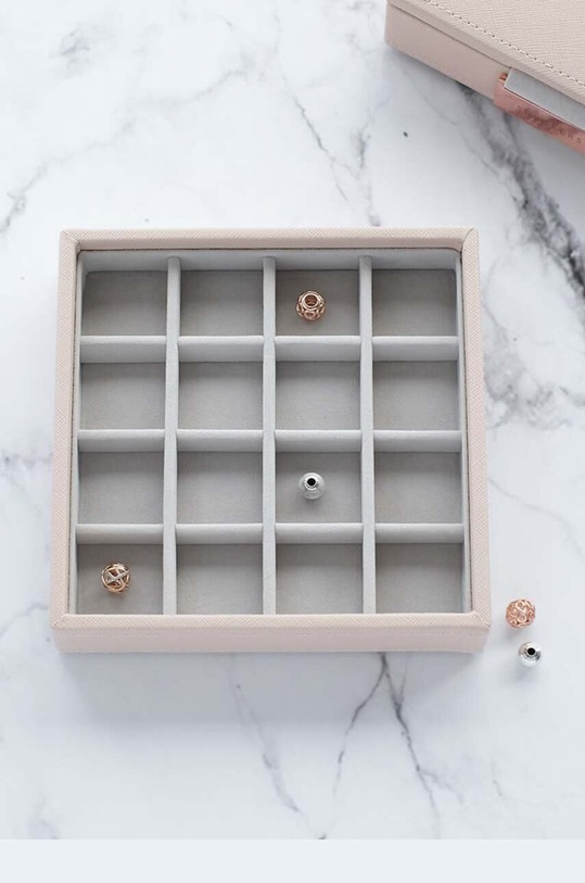 Stackers organizer na charmsy różowy 73769