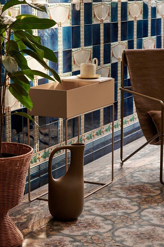 ferm LIVING ghiveci cu ramă Plant Box 100080693 bej