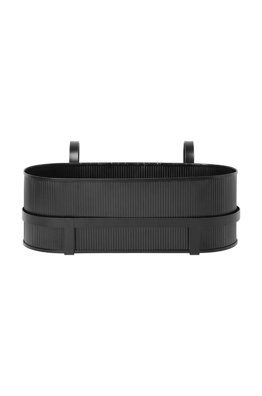 ferm LIVING ghiveci de balcon Bau negru 100020101