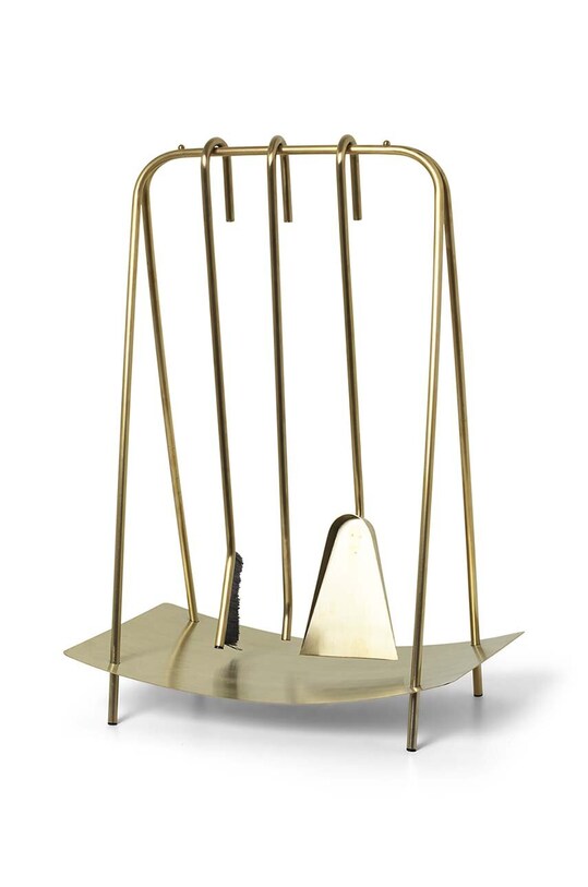 Комплект для камина на подставке ferm LIVING Port Fireplace жёлтый 100568501