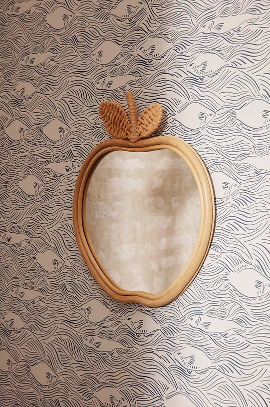 Огледало за стена ferm LIVING Apple Mirror 1104263955 бежов AA00