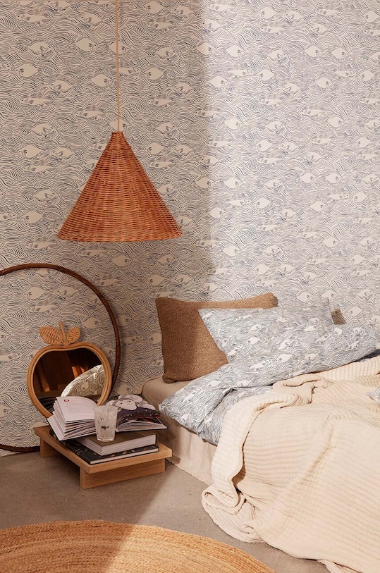 Obývacia izba a spálňa Nástenné zrkadlo ferm LIVING Apple Mirror 1104263955 béžová