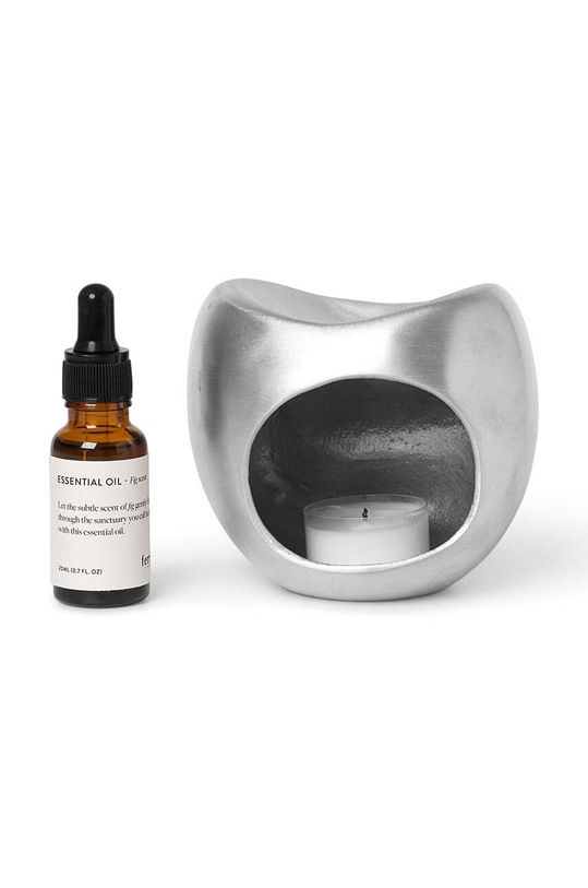 Obývací pokoj a ložnice Aromaterapeutický krb ferm LIVING Odel 1104264826 šedá