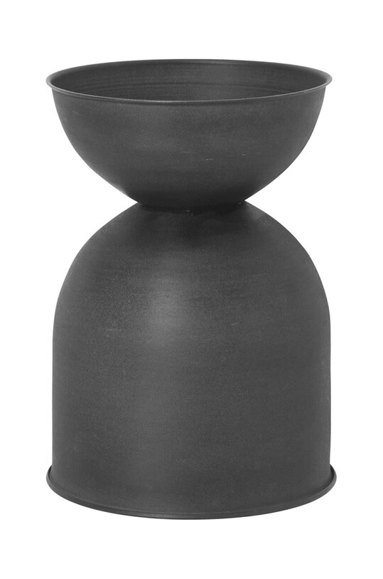 ferm LIVING virágcserép Hourglass Pot 100129629 fekete AA00