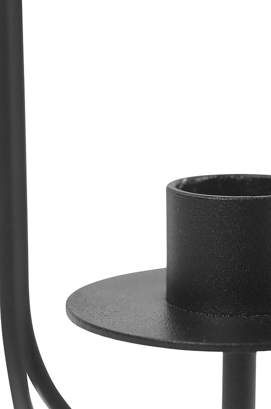 Ferm Living świecznik dekoracyjny Sway 1104266337 czarny AA00