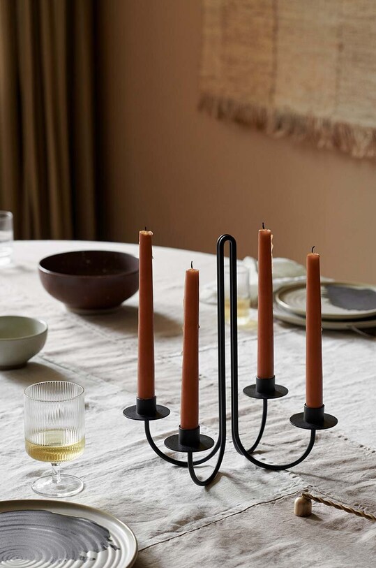 Гостиная и спальня Декоративный подсвечник ferm LIVING Sway 1104266337 чёрный