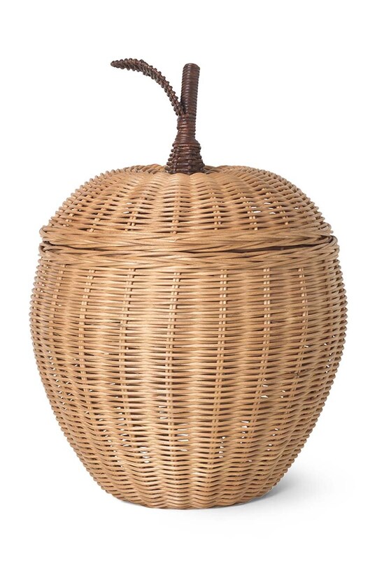 Úložný kôš ferm LIVING Apple béžová 100229206
