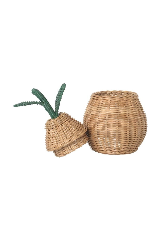 ferm LIVING coș de depozitare Pear Braided Storage 100173206 bej AA00