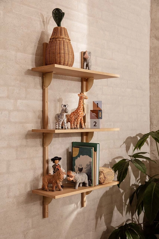 Dnevni boravak i spavaća soba Košara za skladištenje ferm LIVING Pear Braided Storage 100173206 bež