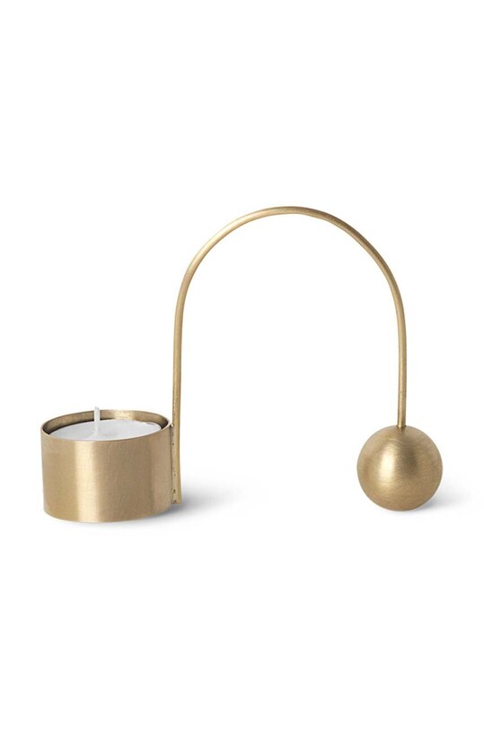 Декоративный подсвечник ferm LIVING Balance жёлтый 5736..