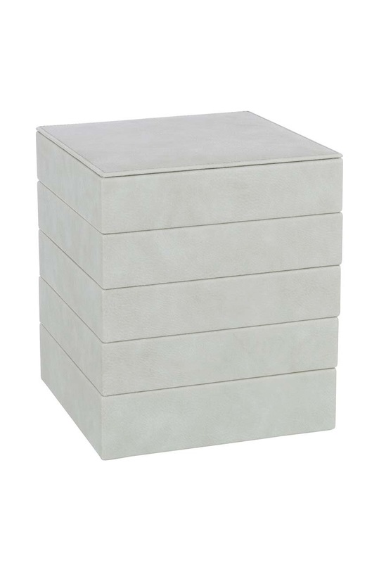 Obývacia izba a spálňa Šperkovnica J-Line Fake Leather 37087. sivá