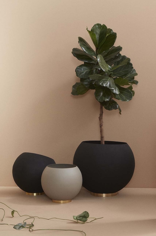 AYTM doniczka Globe 504670050015 czarny AA00