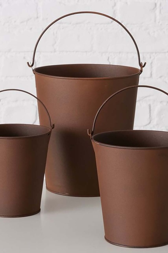 Boltze osłonka na doniczkę Seluna 3-pack 2035510 brązowy AA00