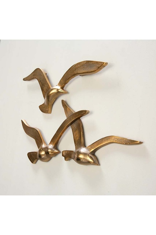 Настенный декор Boltze Birdy 2 шт 1011623 жёлтый