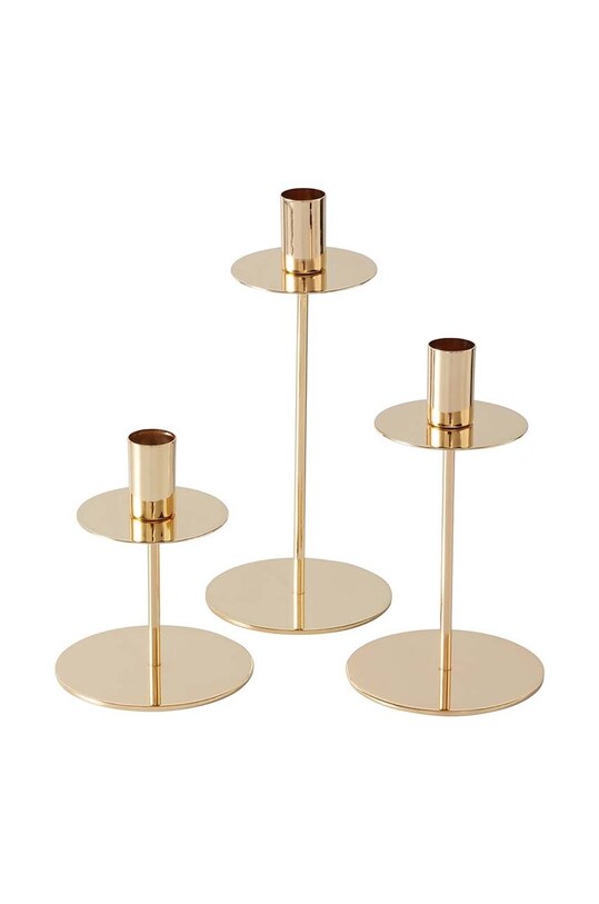 Набор подсвечников Boltze Phoenix 3 шт жёлтый 2052909