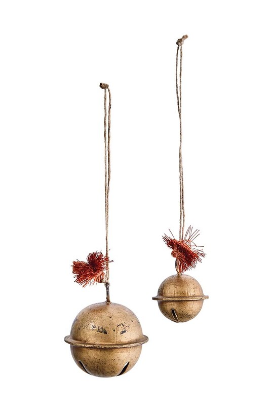 Madam Stoltz dekoracja Hanging Bells 2-pack multicolor CC.5279.S2
