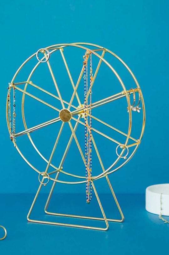 Стенд для бижутерии Balvi Golden Wheel жёлтый 27682