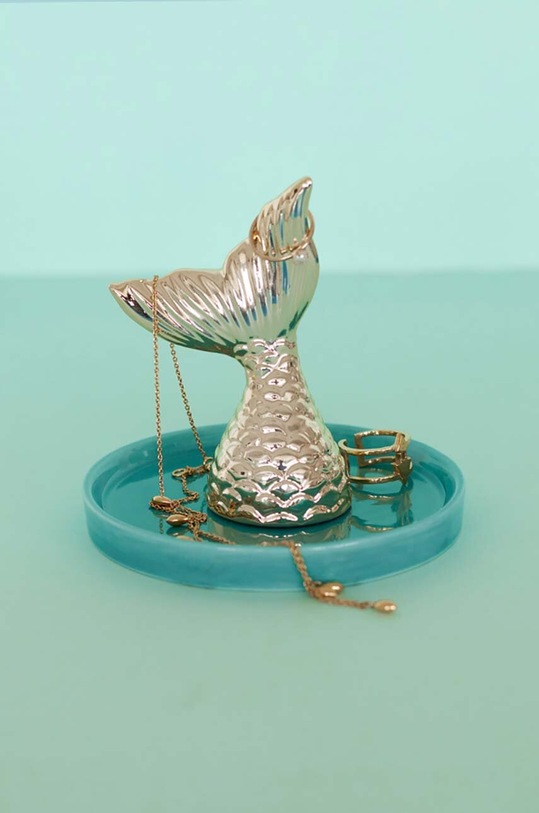 Вітальня та спальня Підставка для перстнів Balvi Nayade 27685 жовтий