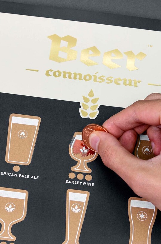 Plagát stieraci žreb Luckies of London Beer Connoisseur Poster LK.LUKBPOST viacfarebná