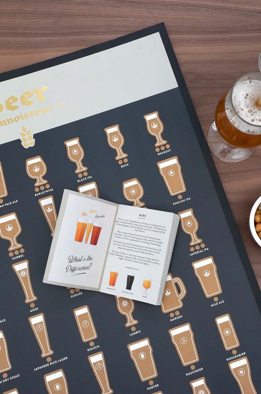 Luckies of London poster răzuibil Beer Connoisseur Poster LK.LUKBPOST