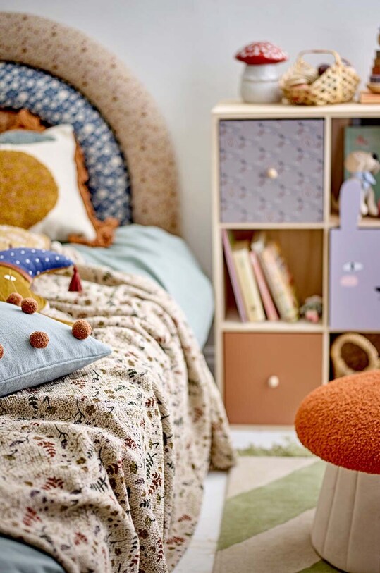 Πουφ Bloomingville Bertil κόκκινο 82058266