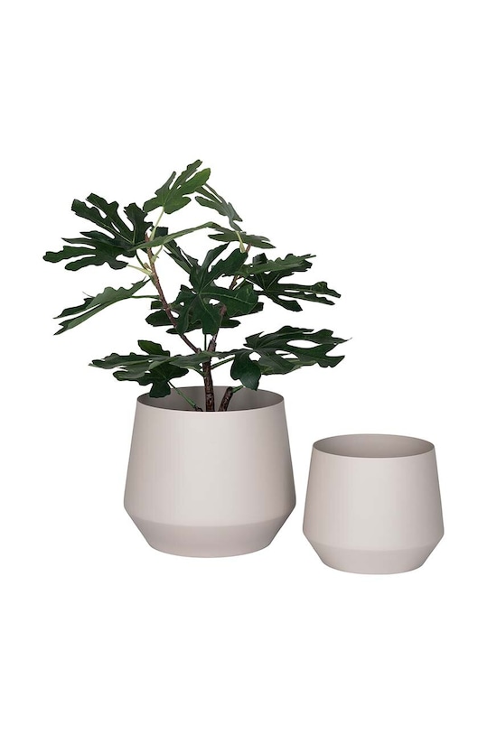 House Nordic set de ghivece de flori Trofa 2-pack 9201015 bej AA00