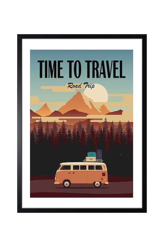 Διακοσμητικό τοίχου σε κορνίζα 53 x 73 cm πολύχρωμο 1541201.5851