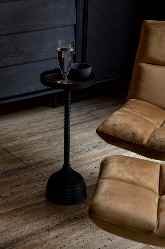 Salon i sypialnia Dutchbone stolik kawowy Turner 2300318 czarny