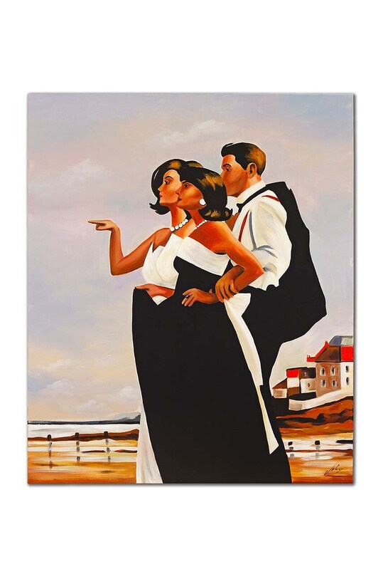 reproducere pictată în ulei Jack Vettriano, The Missing Man II multicolor 172241