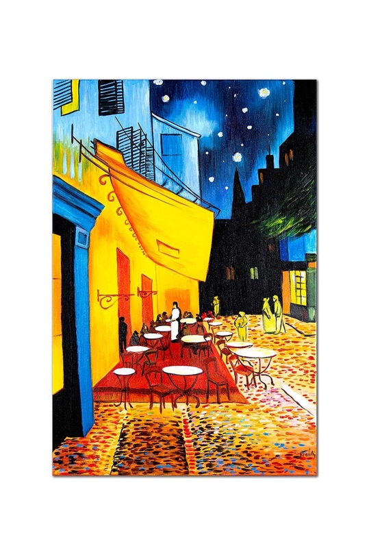 Reprodukce malovaná olejem Vincent van Gogh, Noční kavárna vícebarevná 145659
