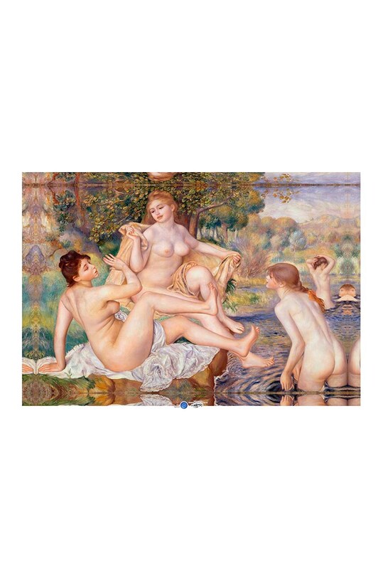 Αναπαραγωγή σε καμβά Pierre Auguste Renoir, Kąpiące się πολύχρωμο 100798