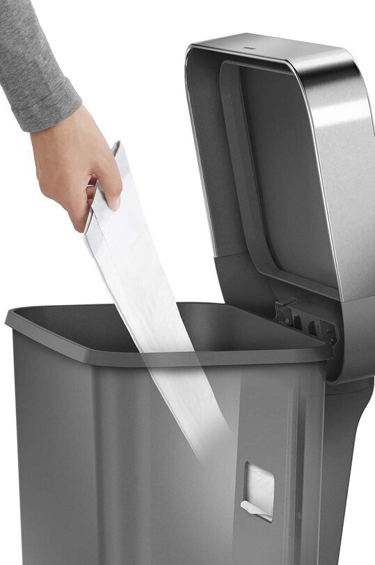 Kuchyňa a bar Odpadkový kôš Simplehuman Liner Pocket 45 L CW1386CB sivá