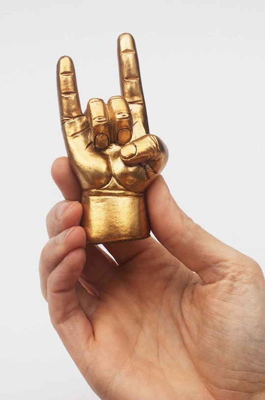 Декорація Luckies of London Mini Rock Hand жовтий LK.LUKYORO