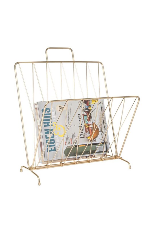 Držák na noviny Present Time PT2757GD žlutá AA00