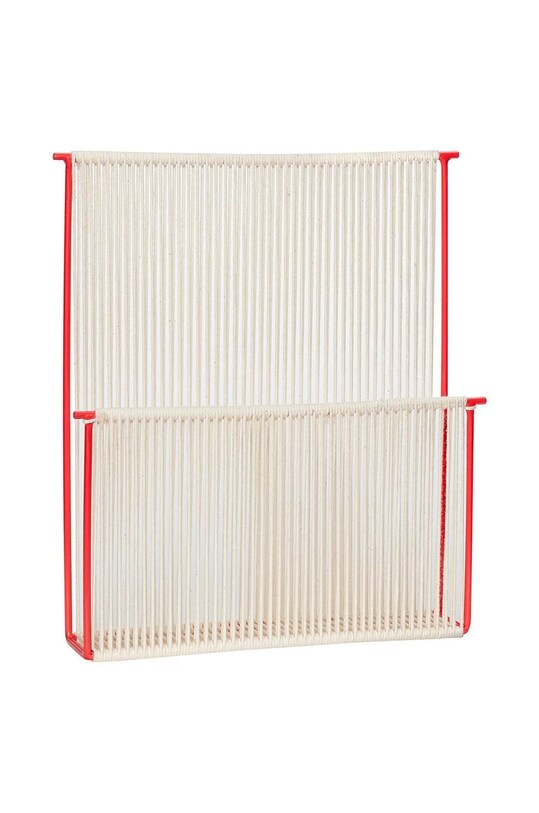 Závěsná police Hübsch String Wall Magazine Holder vícebarevná 021420