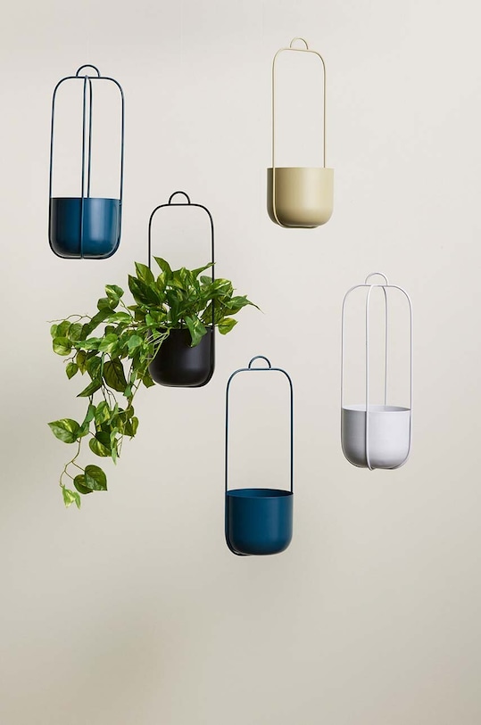 Hübsch doniczka wisząca Lotus 2-pack 941603 granatowy AA00