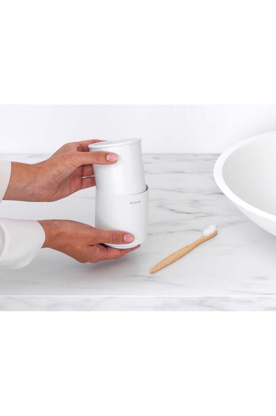 Brabantia fogkefetartó pohár MindSet fehér 303265