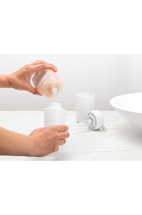 Łazienka Brabantia dozownik do mydła ReNew 250 ml 280269 biały