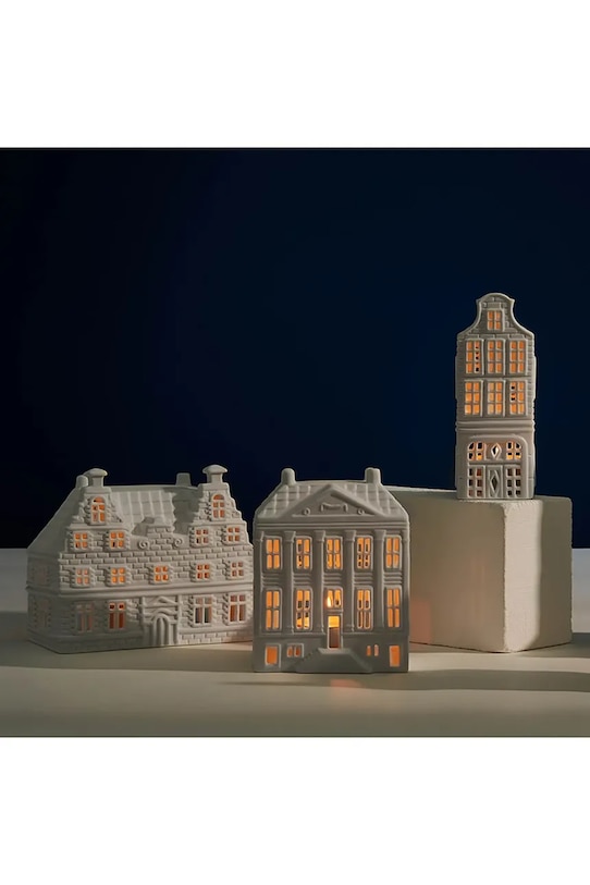Dekoračný svietnik &k amsterdam Canal House Mansion Large biela 1773.28