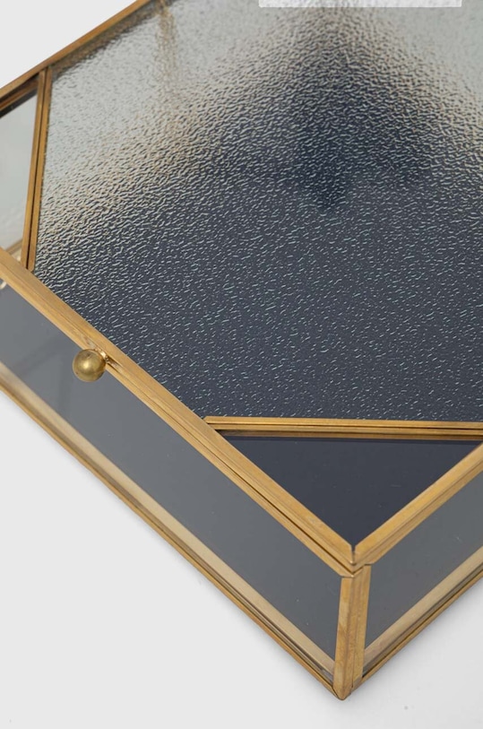 Кутия за бижута &k amsterdam Square Blue 1584.12 злато AA00