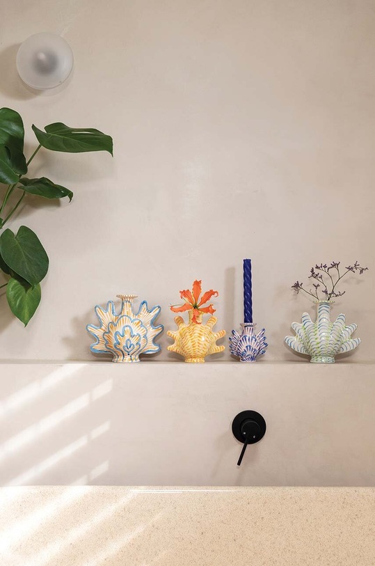 Living și dormitor &k amsterdam sfesnic decorativ Shellegance Small 2828.07 multicolor