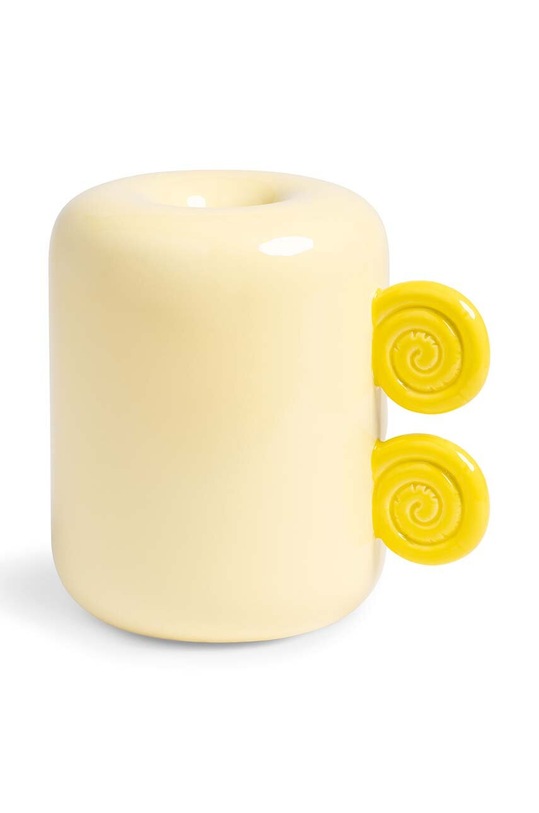 &k amsterdam vaza decorativa Snail Yellow galben 1508.02