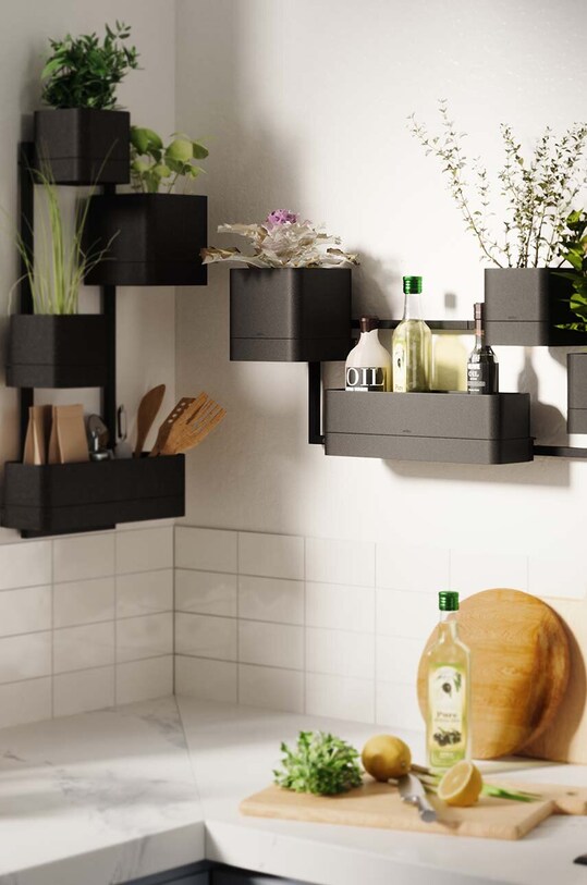 Umbra set ghivece de perete Cubiko 1018767.040