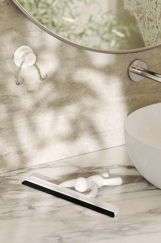 Sprchová stěrka s háčkem Umbra Buddy 1021303.660 bílá