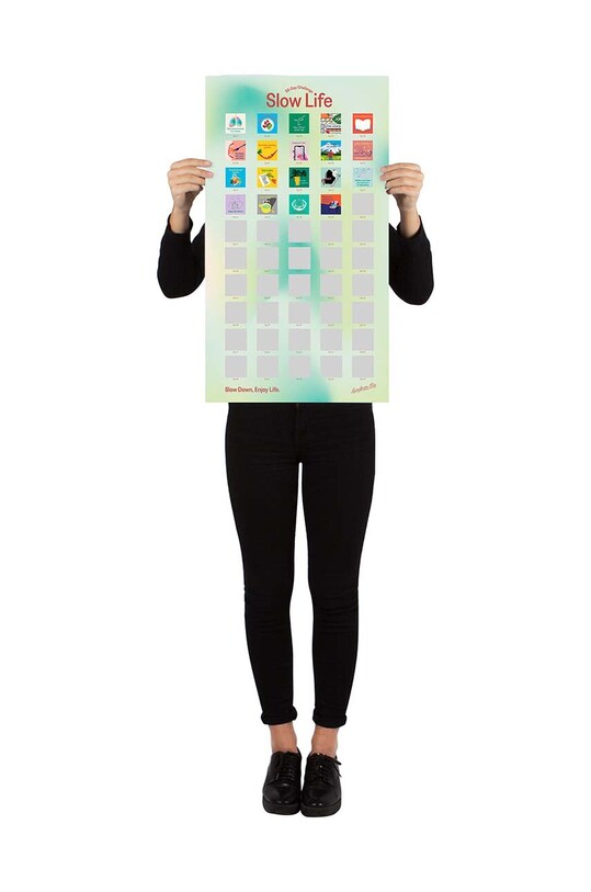Another Me poster zdrapka 50 Day Challenge, Slow Life, English AM50CHPOSLE multicolor