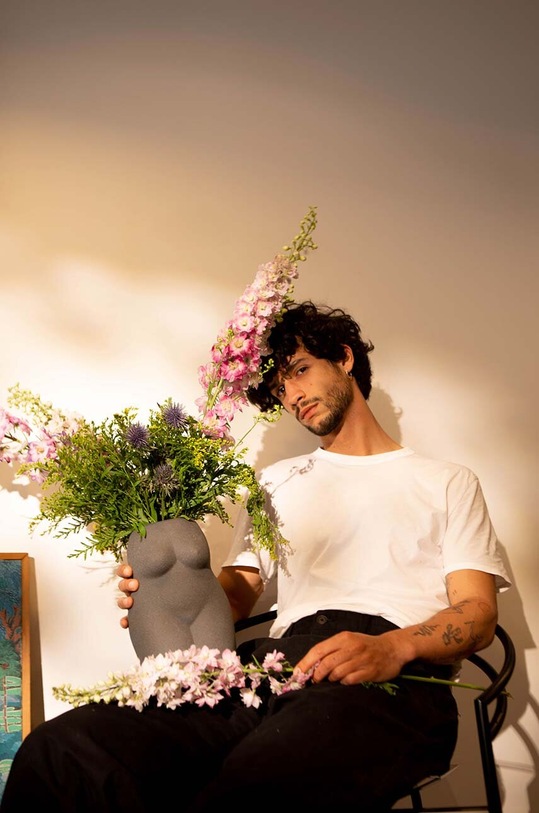 Декоративна ваза DOIY Body сірий DYVASBOXL