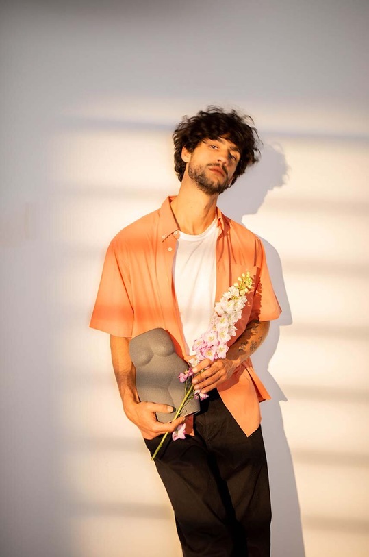 Декоративна ваза DOIY Body DYVASBOXL сірий