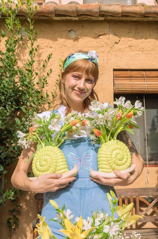 DOIY vaza decorativa Woodland DYVASWOOSNG multicolor