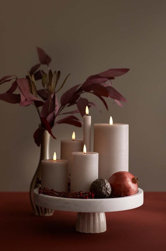 Cozy Living set de lumanari led Rustic STONE 2-pack 3519 bej AA00