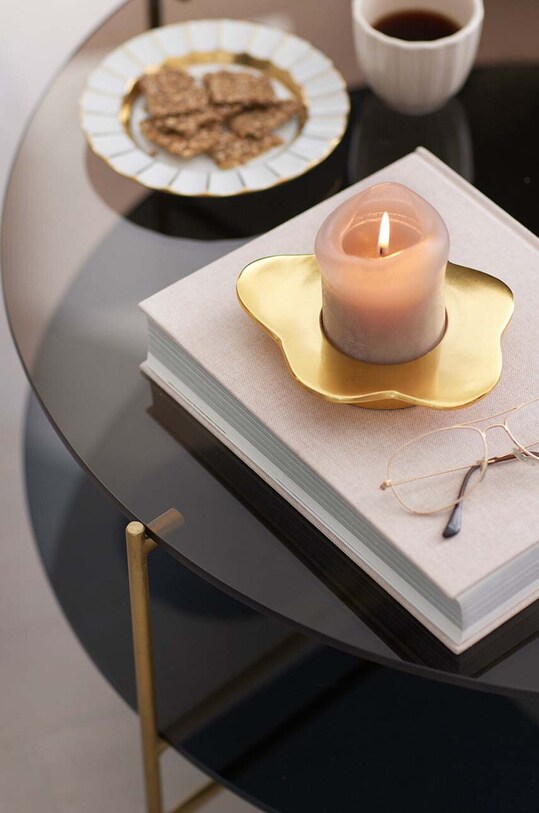 Вітальня та спальня Декоративний свічник Cozy Living Disree Candle Holder 8417 жовтий